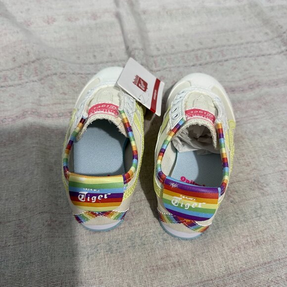 Ontisuka Tiger Paraty Rainbow White Canvas Shoes - Picture 5 of 9
